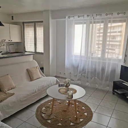 De 35m² Entre Et Juan Les Pins דירה *